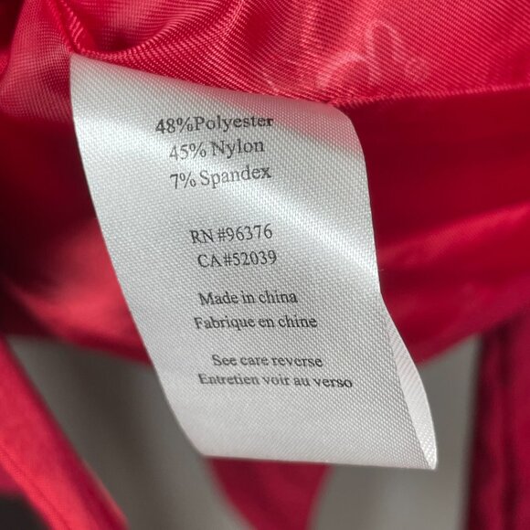 NEW Samuel Dong Jacket Womens Small red blazer designer colorful classic - Picture 8 of 13